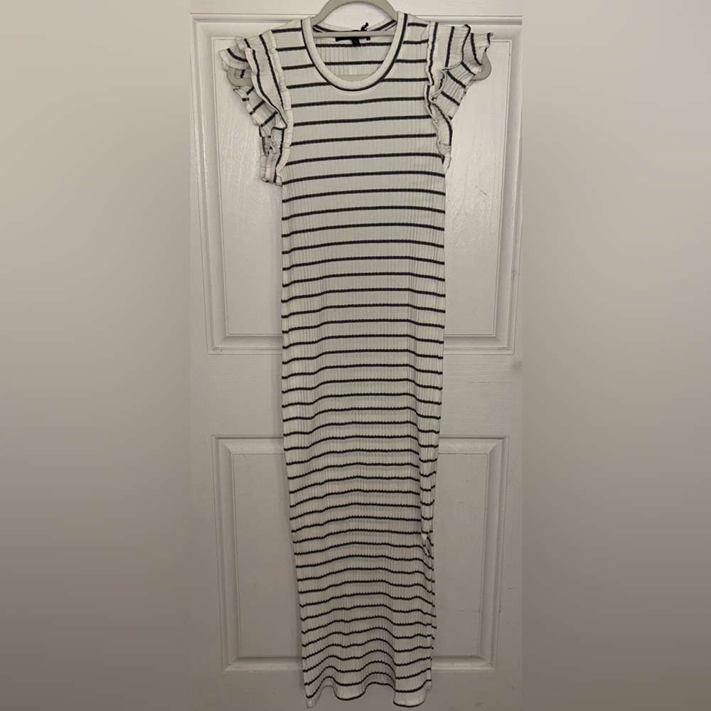 Maxi striped dress.